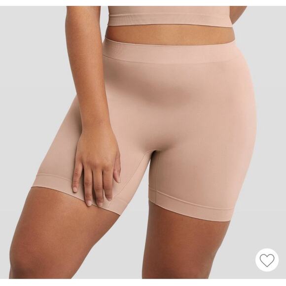 Maidenform Seamless No Show Smoothing Shorts 6" Inseam Blush 3XL MSW003 - Picture 1 of 3